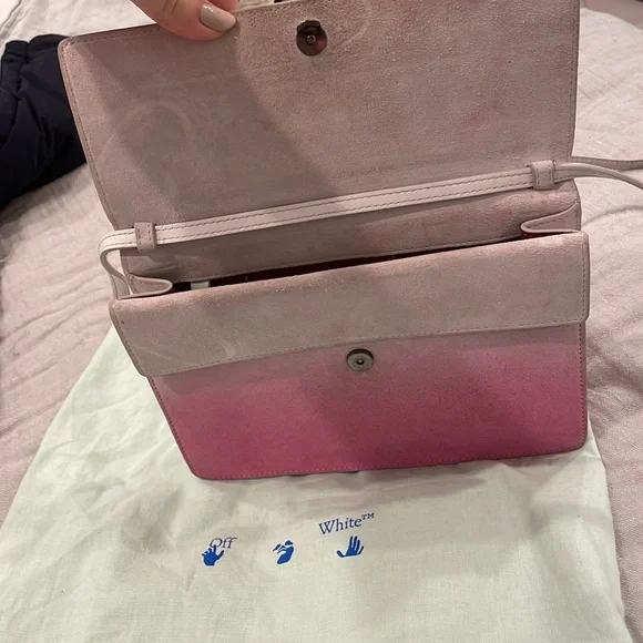 Off-White Jitney ombre cross body/clutch